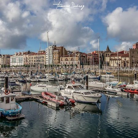Duplex 21, Alojamiento Cerca De La Playa Con Wifi Gijon Bagian luar foto