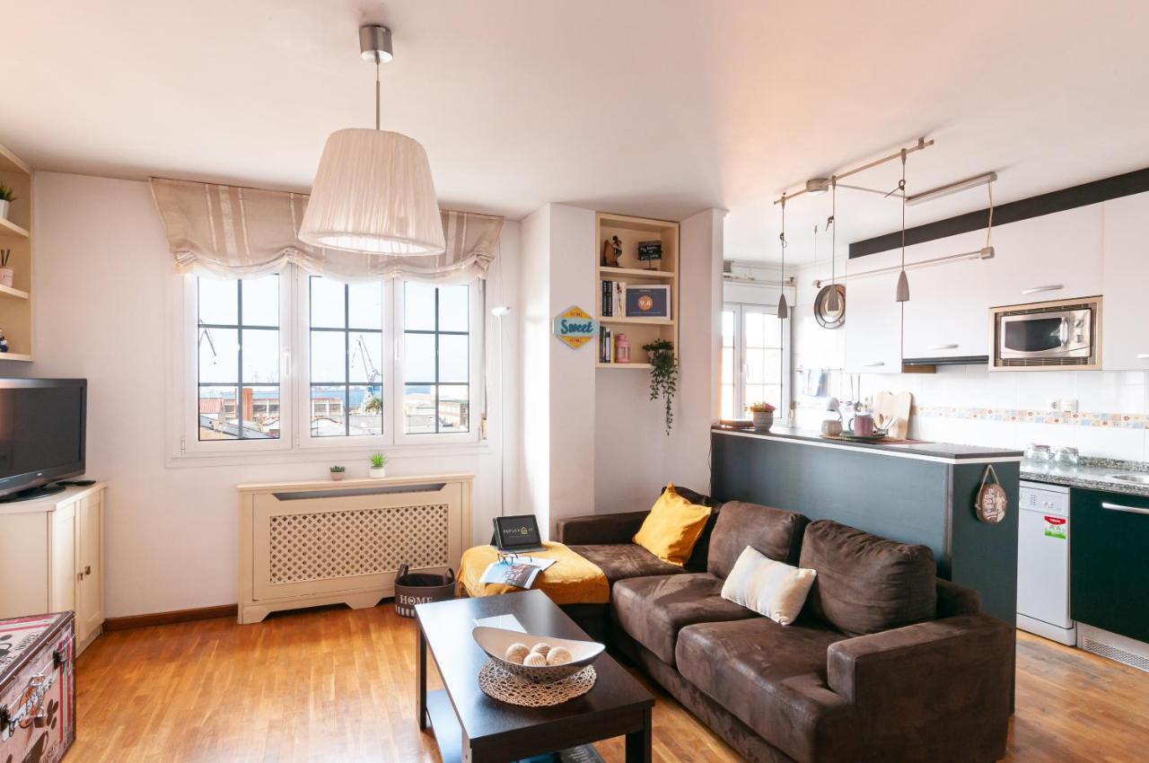 Duplex 21, Alojamiento Cerca De La Playa Con Wifi Gijon Bagian luar foto