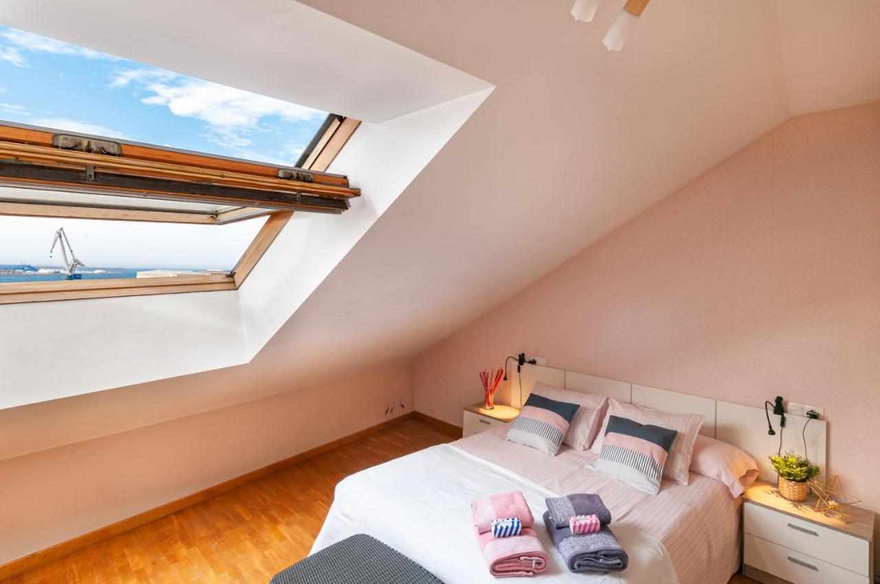 Duplex 21, Alojamiento Cerca De La Playa Con Wifi Gijon Bagian luar foto