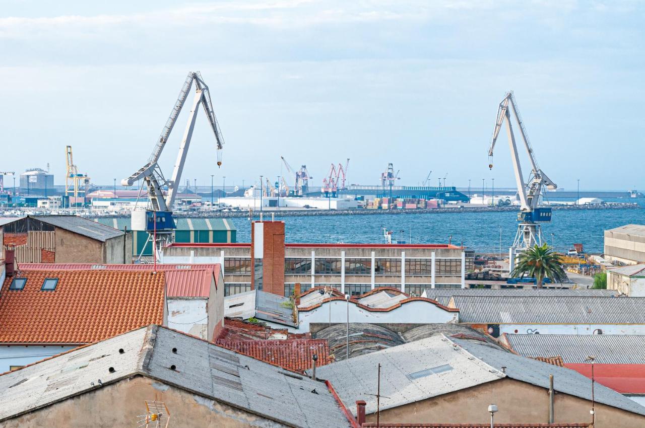 Duplex 21, Alojamiento Cerca De La Playa Con Wifi Gijon Bagian luar foto